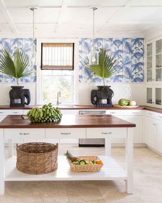 greenery leaf patterns green interior colors