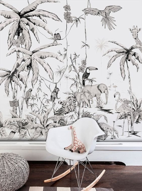 greenery leaf patterns green interior colors