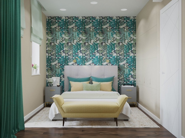 greenery leaf patterns green interior colors