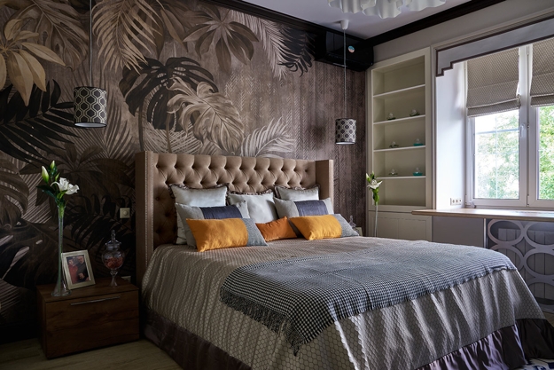 greenery leaf patterns green interior colors