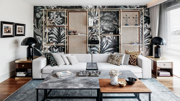 greenery leaf patterns green interior colors