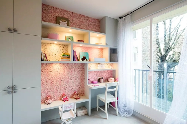 kids study area layout furniture placement