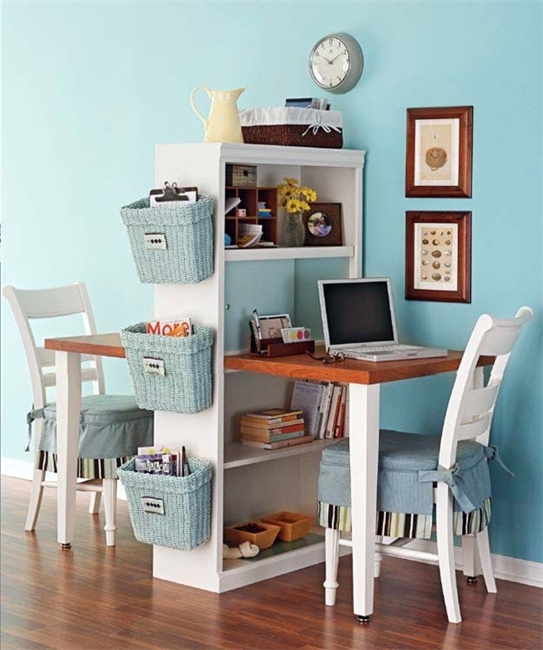 study area two kids desks chairs