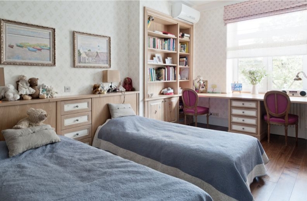 kids study area layout furniture placement