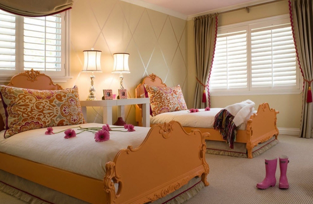 modern kids room designs for two