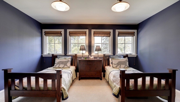 modern kids room designs for two