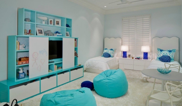 modern kids room designs for two