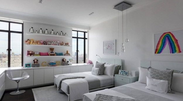 modern kids room designs for two