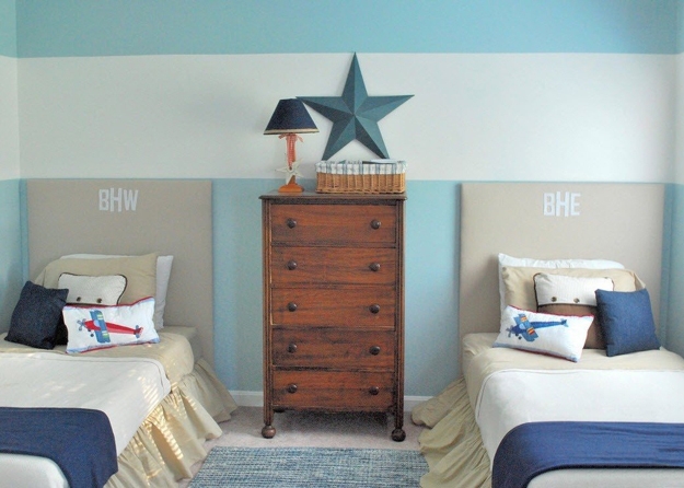 modern kids room designs for two