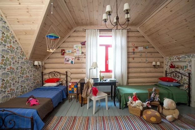 modern kids room designs for two
