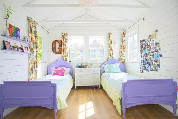 modern kids room designs for two