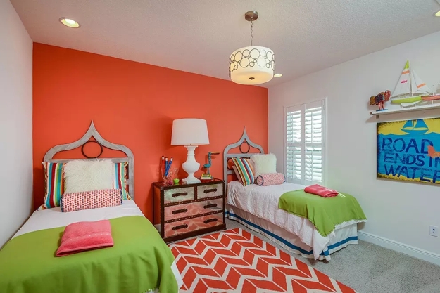 modern kids room designs for two