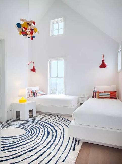 modern kids room designs for two