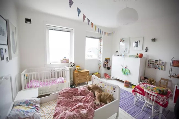 modern kids room designs for two