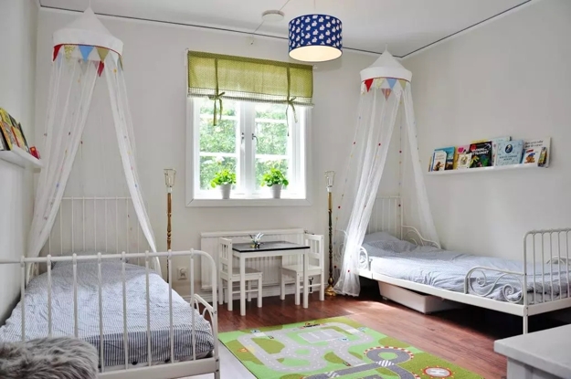 modern kids room designs for two