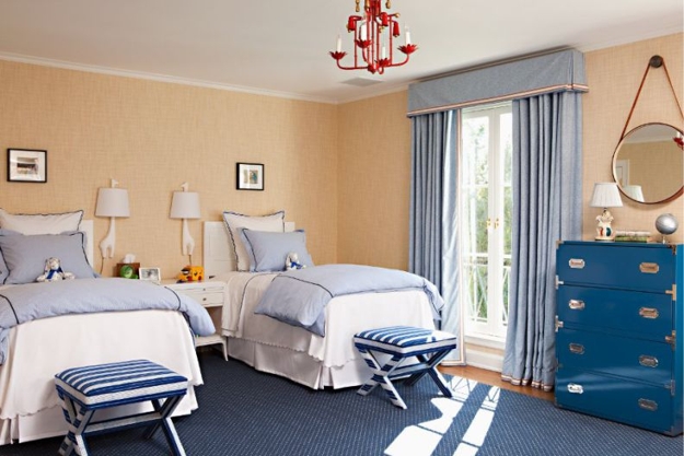 modern kids room designs for two