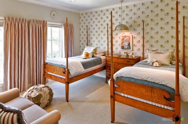 modern kids room designs for two