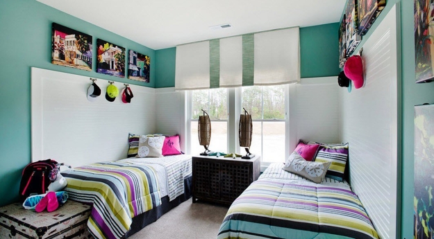modern kids room designs for two