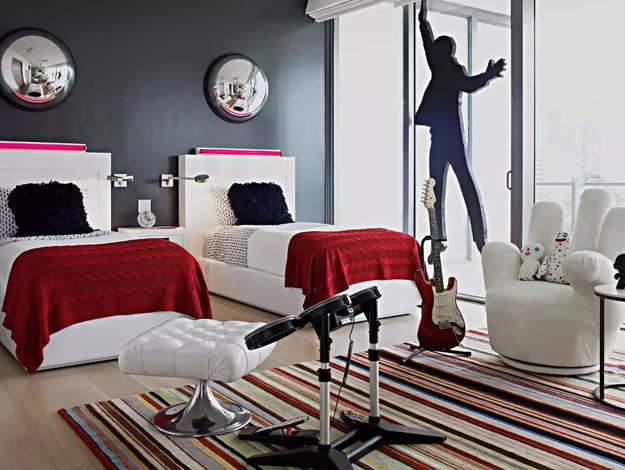 teenage bedroom design two children