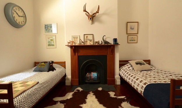 modern kids room designs for two