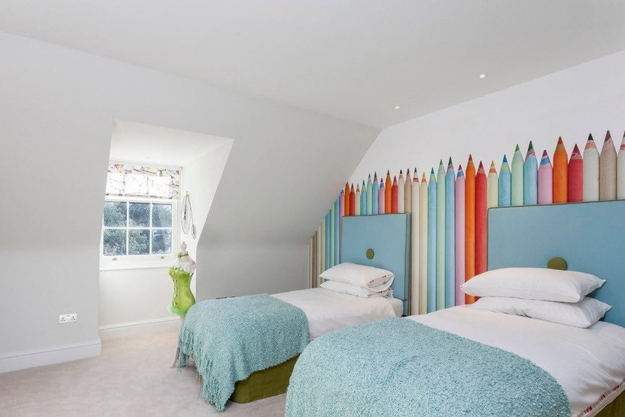modern kids room designs for two