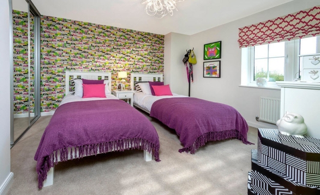 children bedroom decorating furniture two beds
