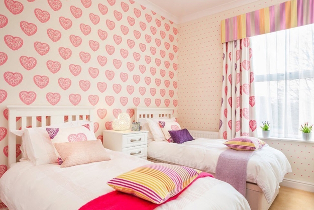 children bedroom decorating furniture two beds