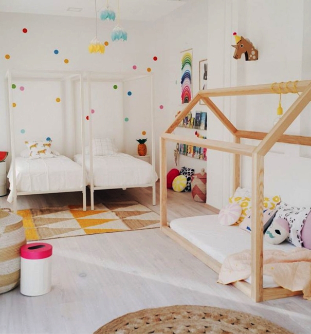 children bedroom decorating furniture two beds