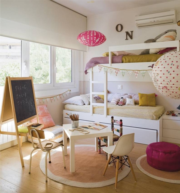 children bedroom decorating furniture two beds