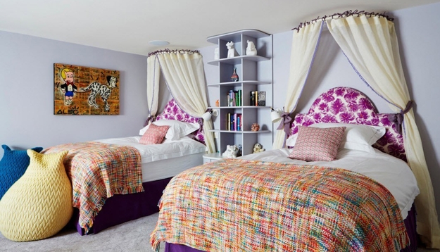 children bedroom decorating furniture two beds
