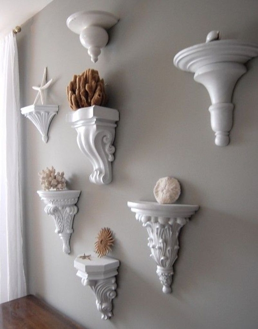 surprising items quirky wall decorating