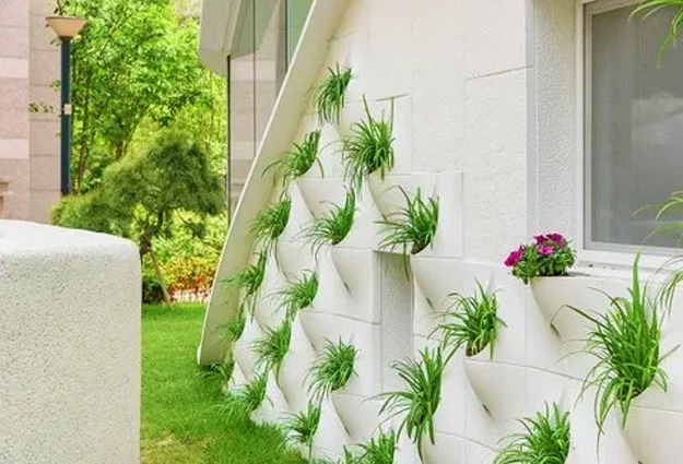modern wall tiles planters