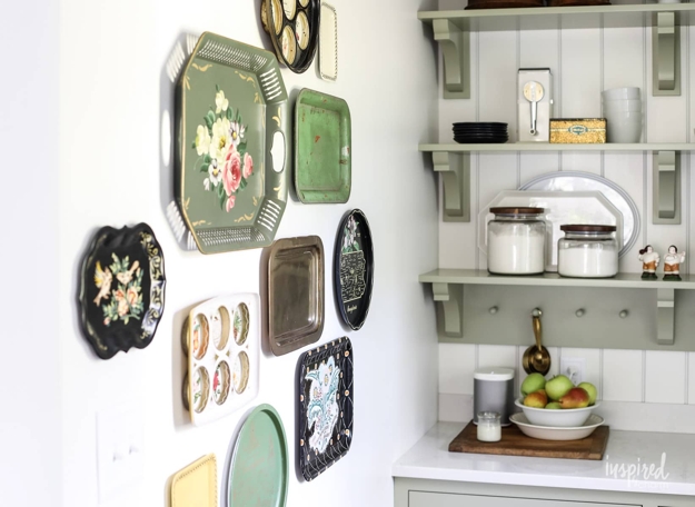 wall decorating serving trays