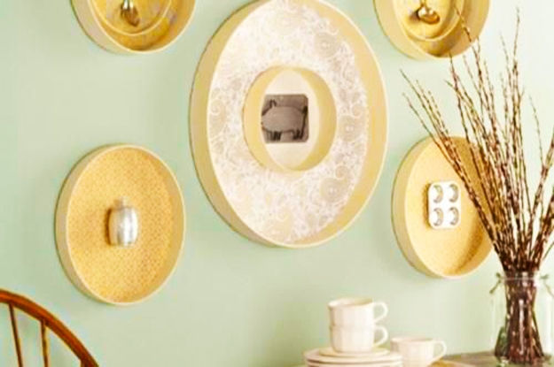 surprising items quirky wall decorating