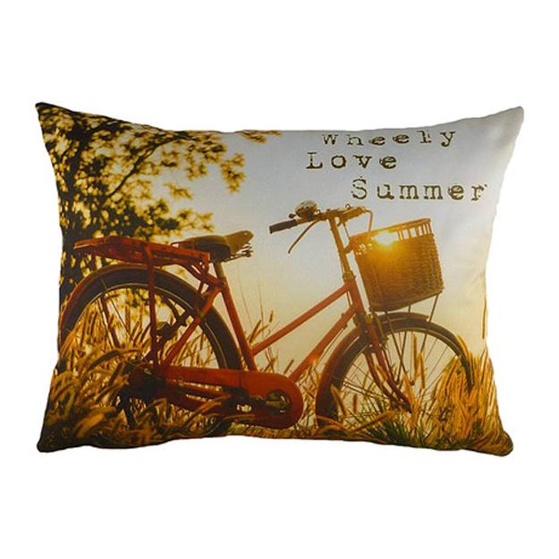bike image pillow