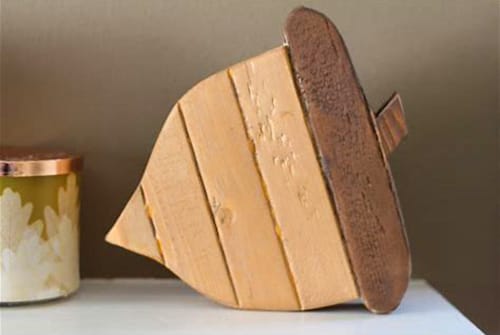 wooden acorns