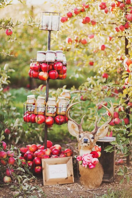 apple sculptures installations