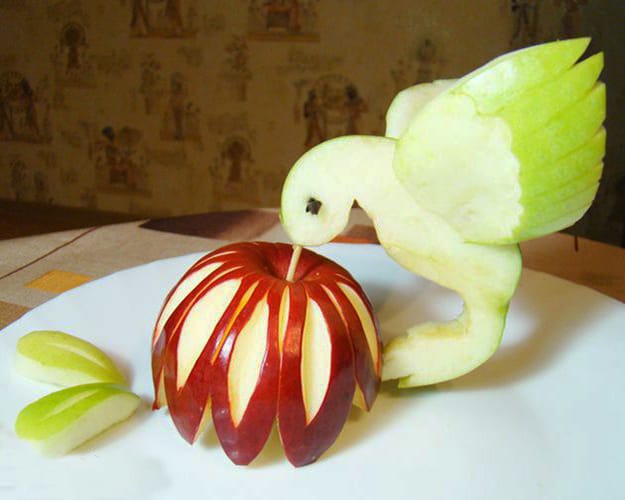 fresh apple snacks artful food decoration ideas