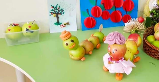 fresh apple snacks artful food decoration ideas