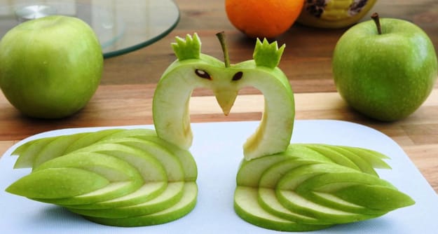 fresh apple snacks artful food decoration ideas