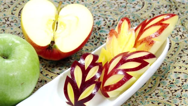 fresh apple snacks artful food decoration ideas