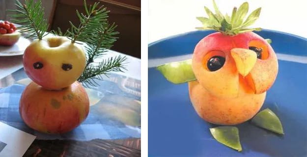 fresh apple snacks artful food decoration ideas