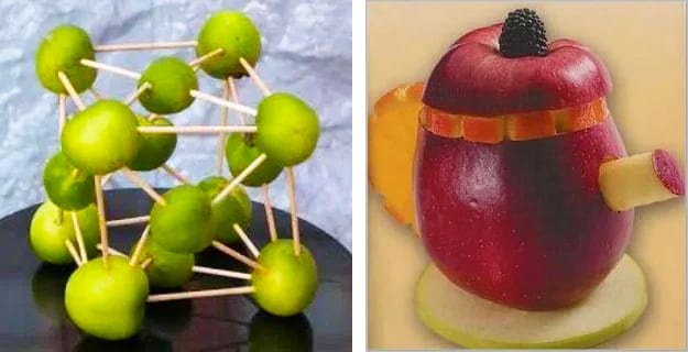 fresh apple snacks artful food decoration ideas