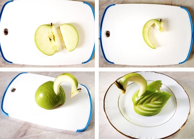 fresh apple snacks artful food decoration ideas