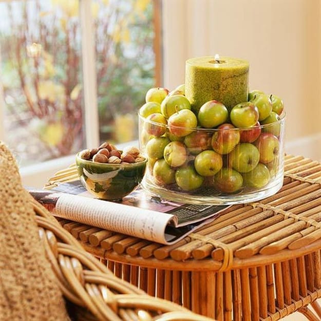 fresh apple decorations centerpiece ideas