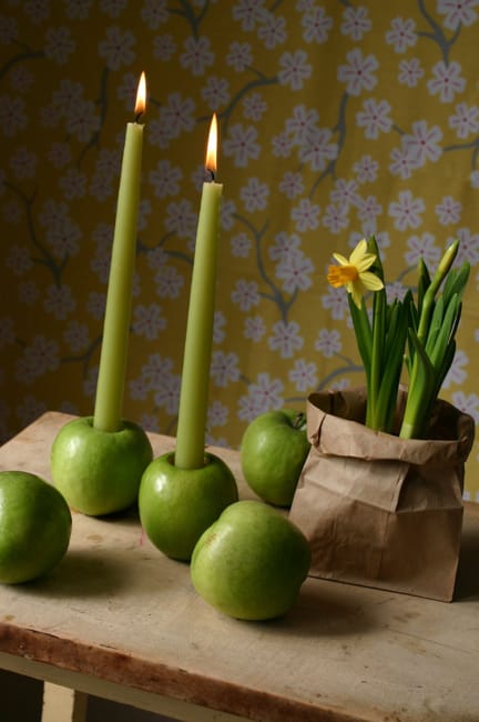 fresh apple decorations centerpiece ideas