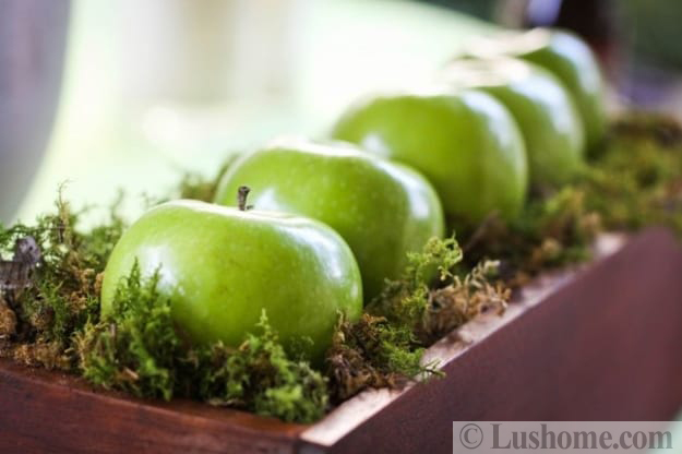fresh apple decorations centerpiece ideas