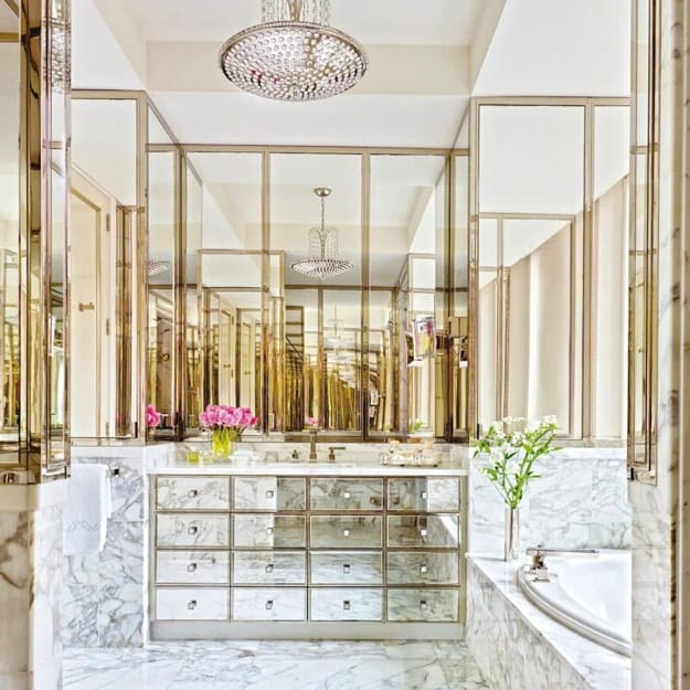 luxurious modern bathroom design