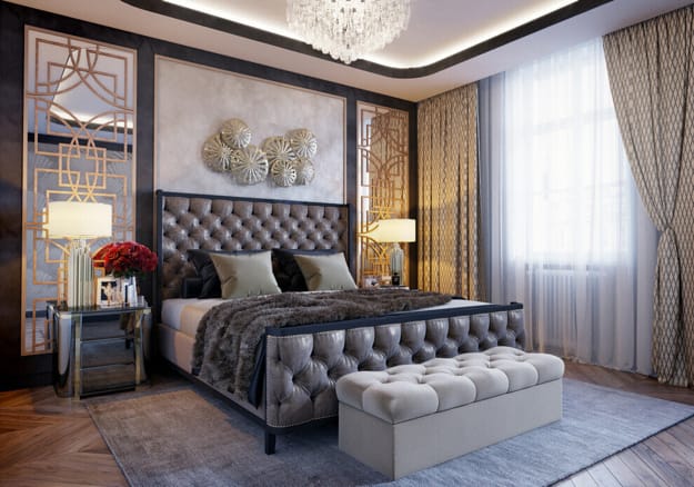 bedroom decorating art deco style