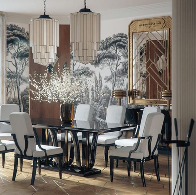 how to add art deco elements to current room style